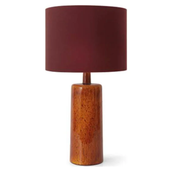 Table Lamp Ceramic Magma Caramel
