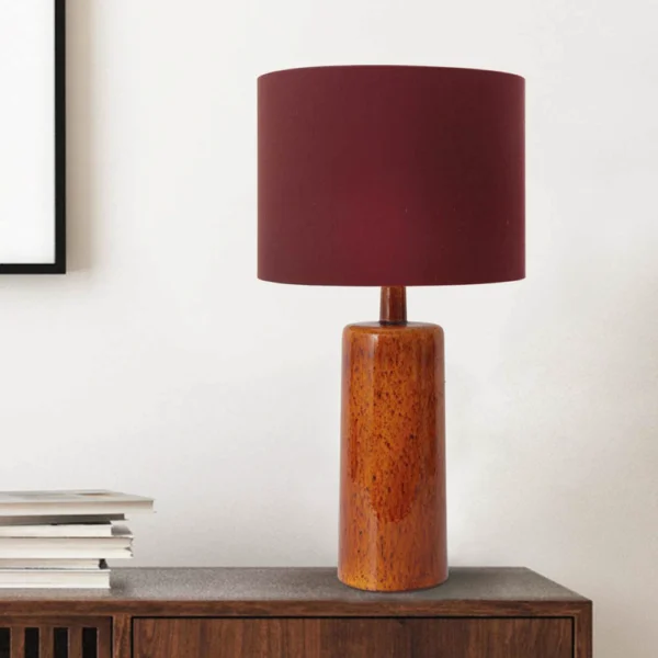 Table Lamp Ceramic Magma Caramel - Image 2
