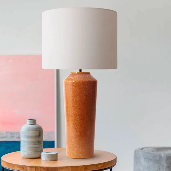 Table Lamp Ceramic Myriam Orange - Image 2