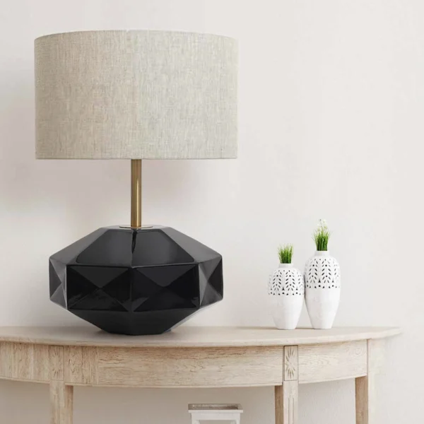 Table Lamp Ceramic Topazus Blue - Image 2