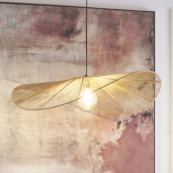 Timeless Natural Jute Pendant Light - Available in Three Sizes - Image 6