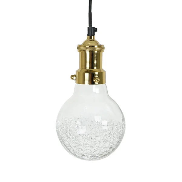 Elegant Detailed Glass Bulb Pendant Light - Image 2