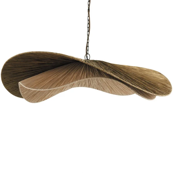 Golden and Powder Pink Shade Pendant Light