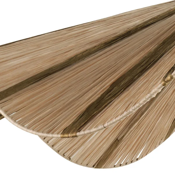 Raffia Gold and Natural Pendant Light - Image 2