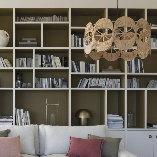 Timeless Hand-Woven Raffia Pendant Light - Image 5