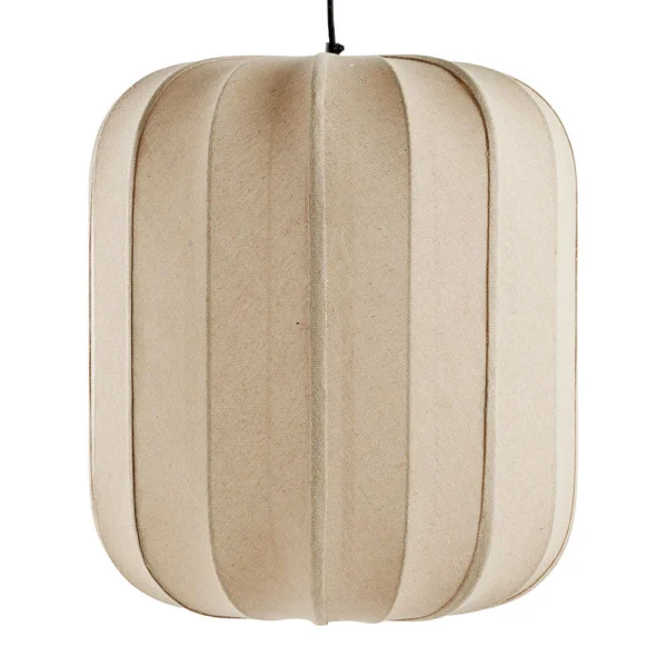 Cream Jute Canvas Pendant Light - Image 3