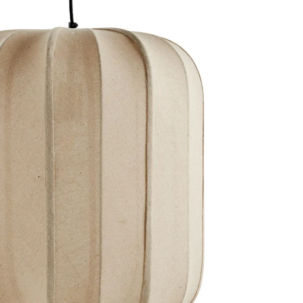 Cream Jute Canvas Pendant Light - Image 2
