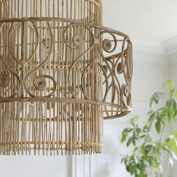 Timeless Rattan Pendant Light - Image 3