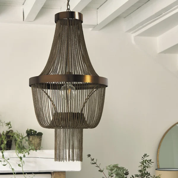 Majestic Champagne Suspension Light - Image 4