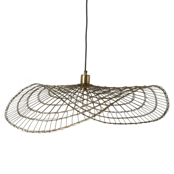 Elegant Bronze-Finished Metal Pendant Light