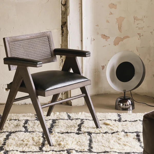 Retro Black and White Floor Lamp - Image 3