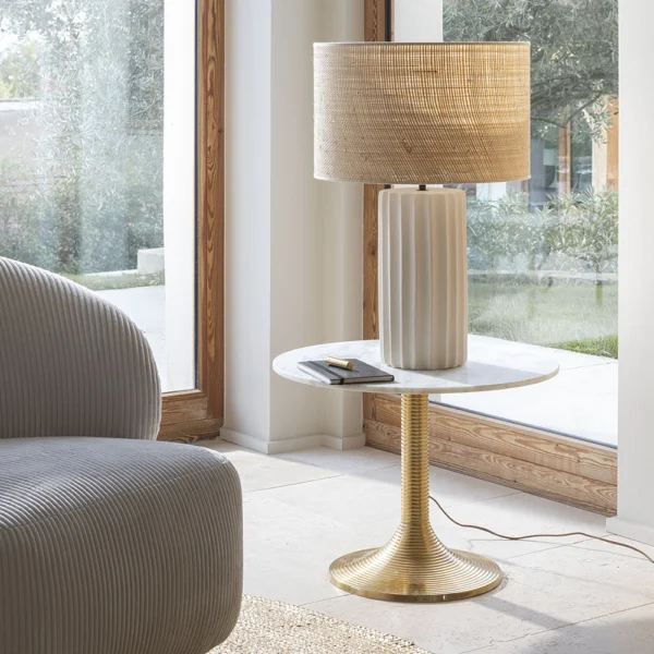 Rustic Metal and Ceramic Lamp Base - Available in Two Colours, Sizes and Materials - Image 4