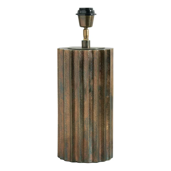 Rustic Metal and Ceramic Lamp Base - Available in Two Colours, Sizes and Materials