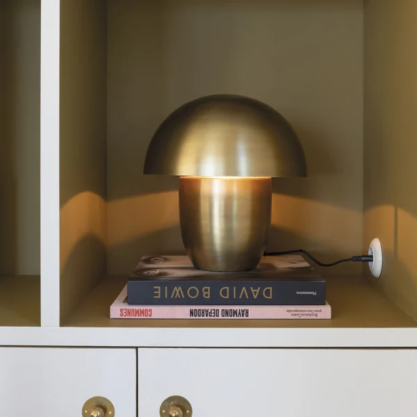 Magnificent Mushroom Gold Lamp - Image 3