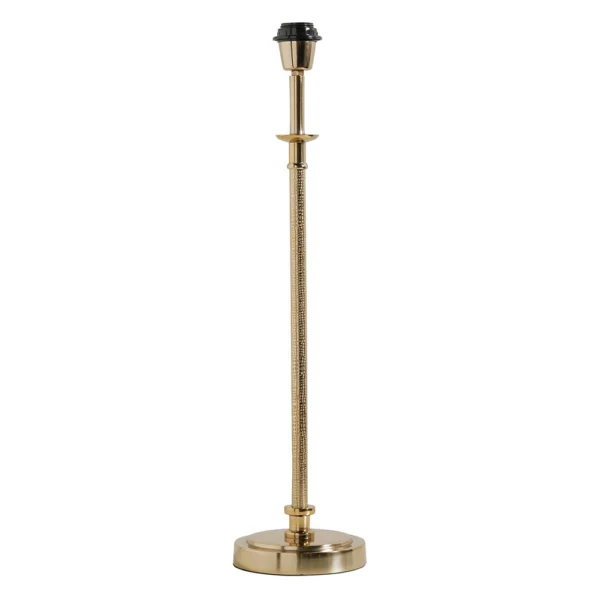 Refined Gold-Plated Metal Lamp Base