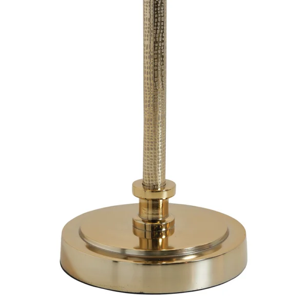 Refined Gold-Plated Metal Lamp Base - Image 2