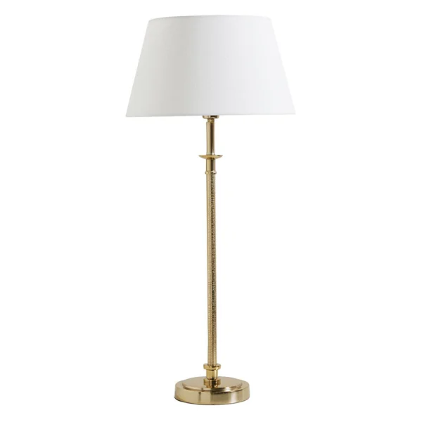 Refined Gold-Plated Metal Lamp Base - Image 3