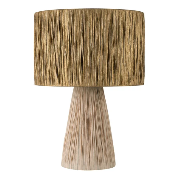 Sophisticated Raffia Lamp - Available in Two Colours