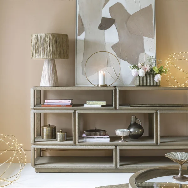 Sophisticated Raffia Lamp - Available in Two Colours - Image 3