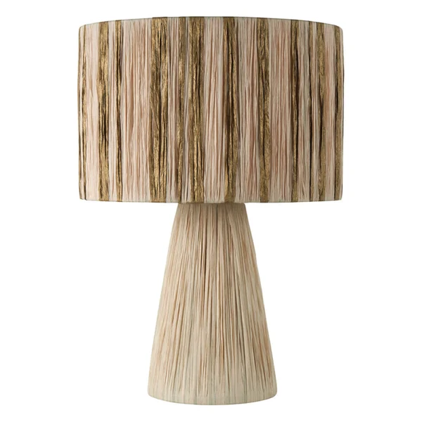 Sophisticated Raffia Lamp - Available in Two Colours - Image 2