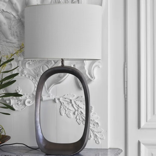 Elegant Metallic Lamp Base - Image 2