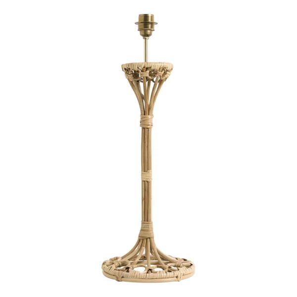 Neutral Tones Natural Rattan Lamp Base