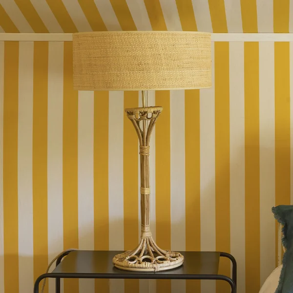 Neutral Tones Natural Rattan Lamp Base - Image 3