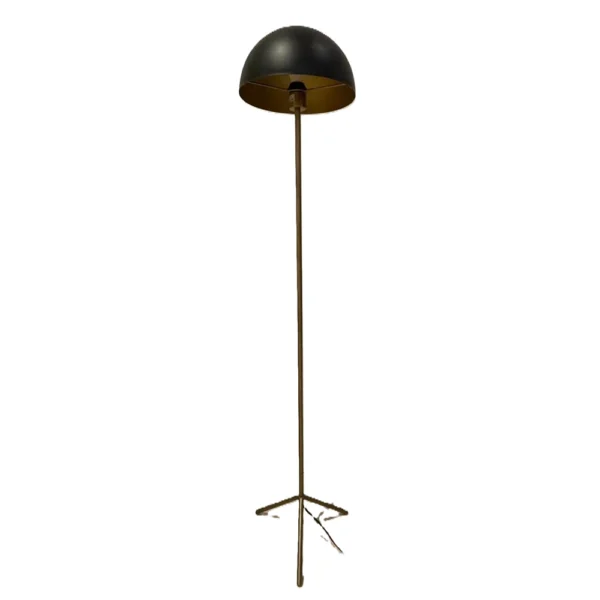 Black Metal Tall Floor Lamp