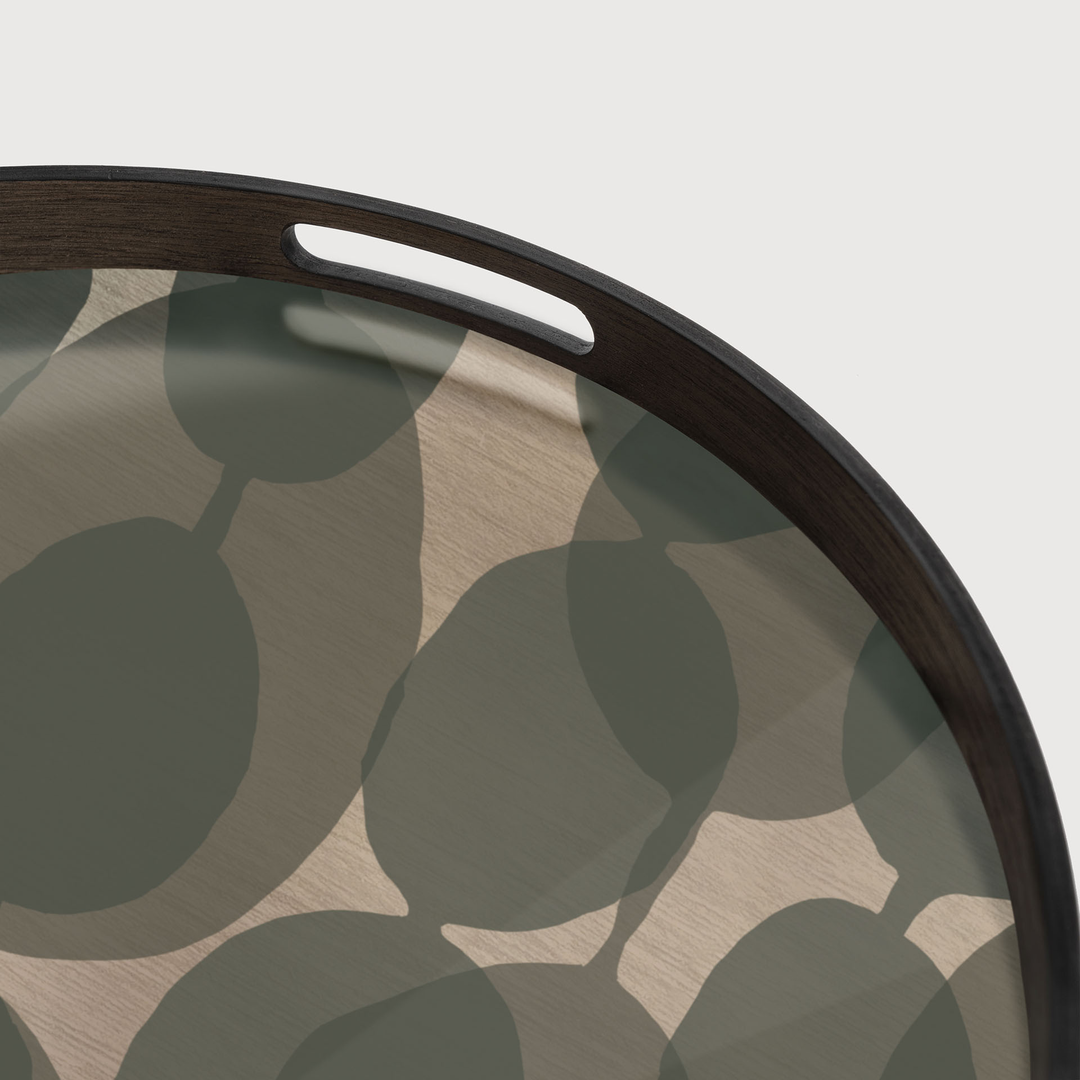 20438 - Connected Dots glass tray - Trays