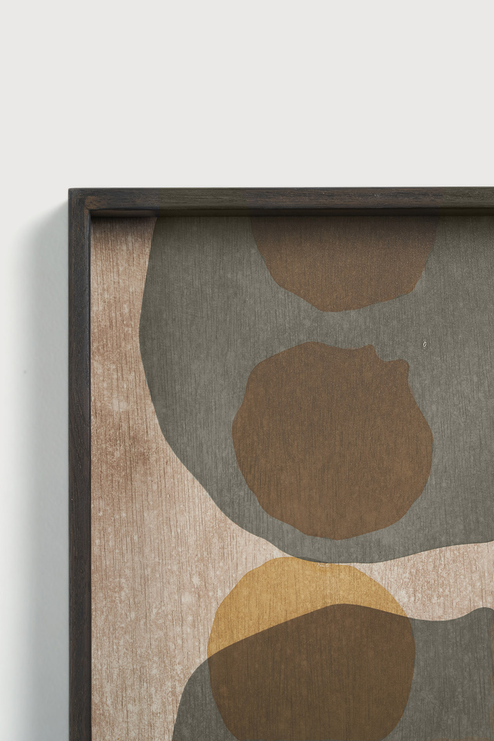 20545 - Layered Dots glass tray - Trays