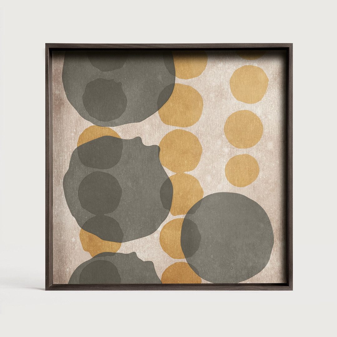20545 - Layered Dots glass tray - Trays - Main Image