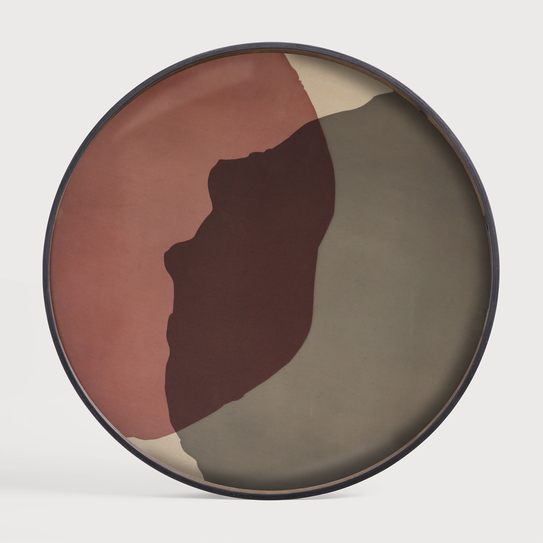 20908 - Combined Dots glass tray - Trays - Main Image