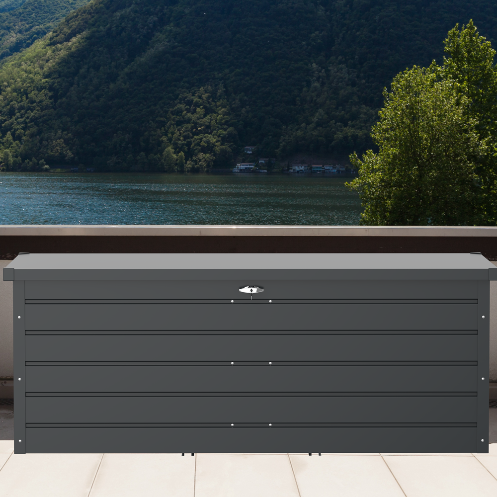 Oliveira Decor Furniture Outdoor Storage Box Cupboard Cupboards Boxes Deck Cushion Terrace Balcony Garden Weatherproof