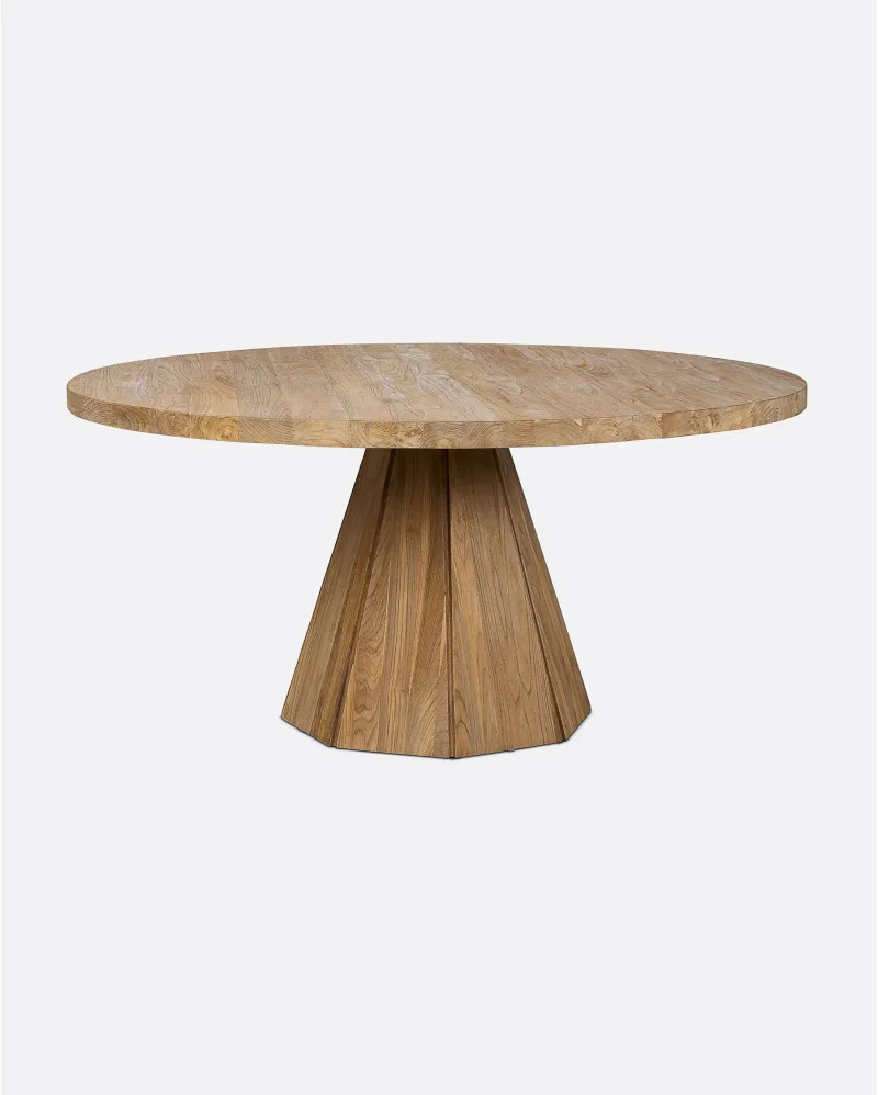 JATI dining table made of recycled teak wood x height - 111173