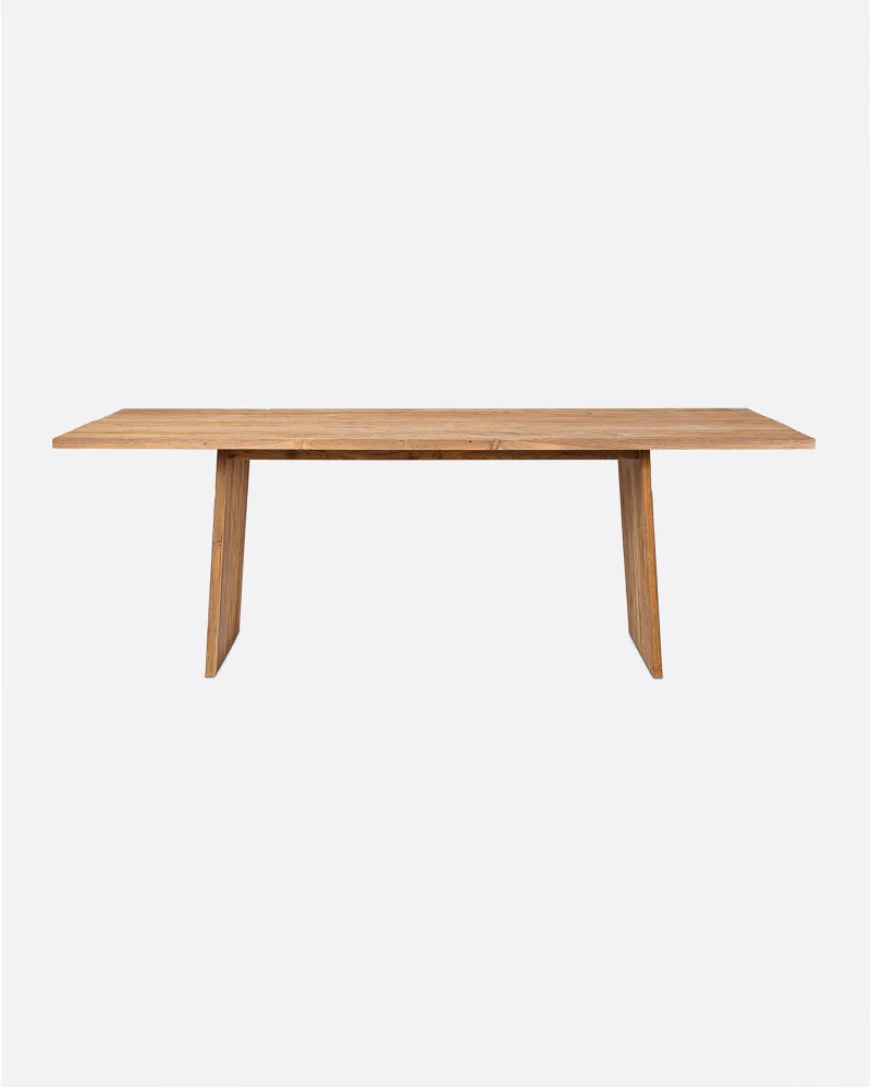 EROSI dining table in recycled teak wood in natural colour - 111201