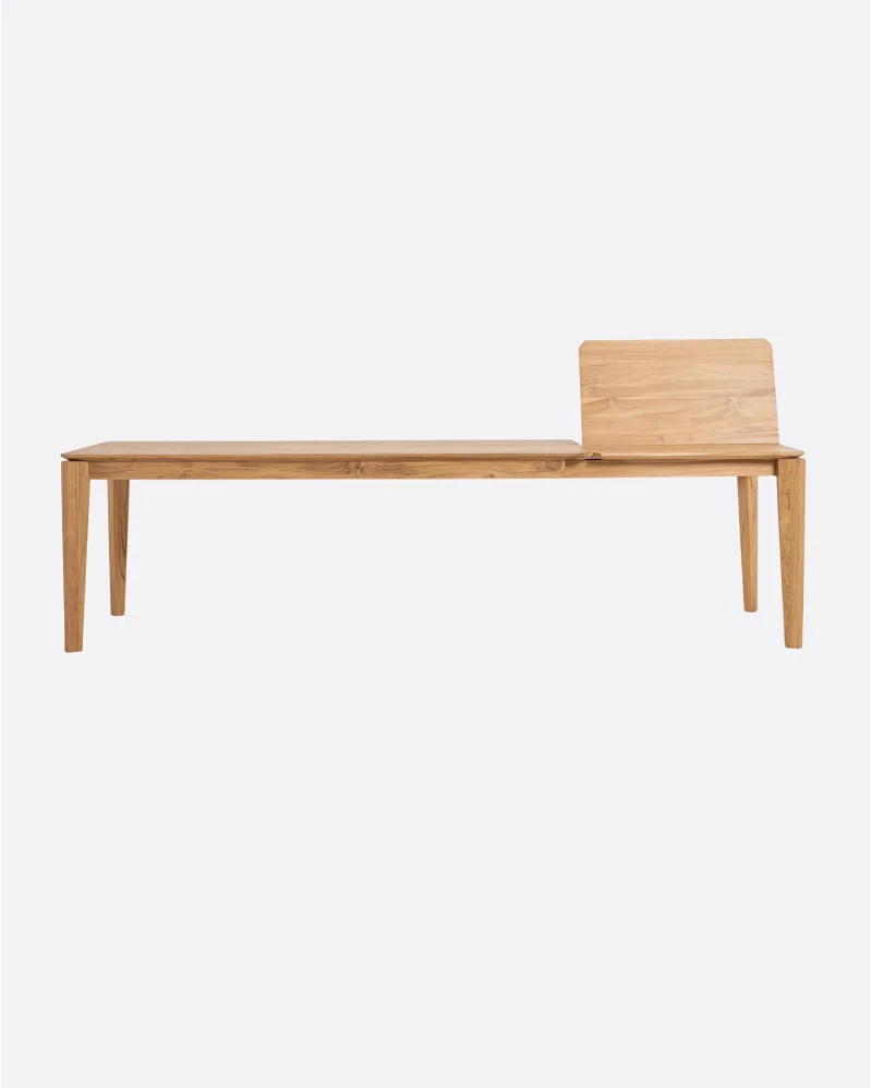 DAOEN extendable dining table in teak wood - 111291