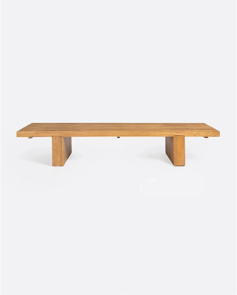 SURAT coffee table in recycled teak wood in natural colour - 112065