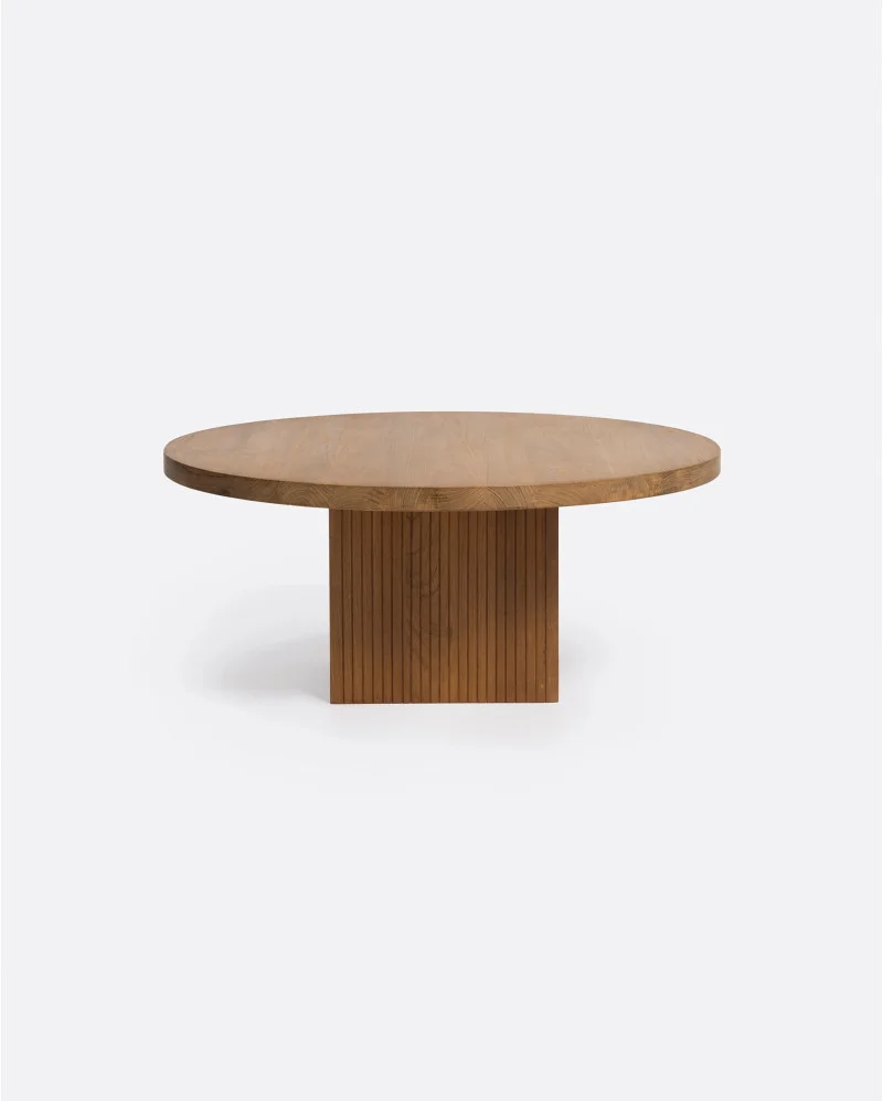 BALARI coffee table in recycled teak wood x height in natural colour - 112069