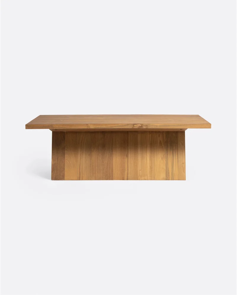 BATU coffee table in recycled teak wood in natural colour - 113252
