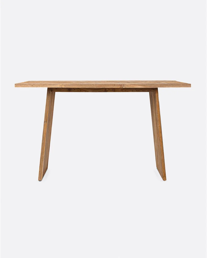 EROSI high table in recycled teak wood in natural colour - 115021