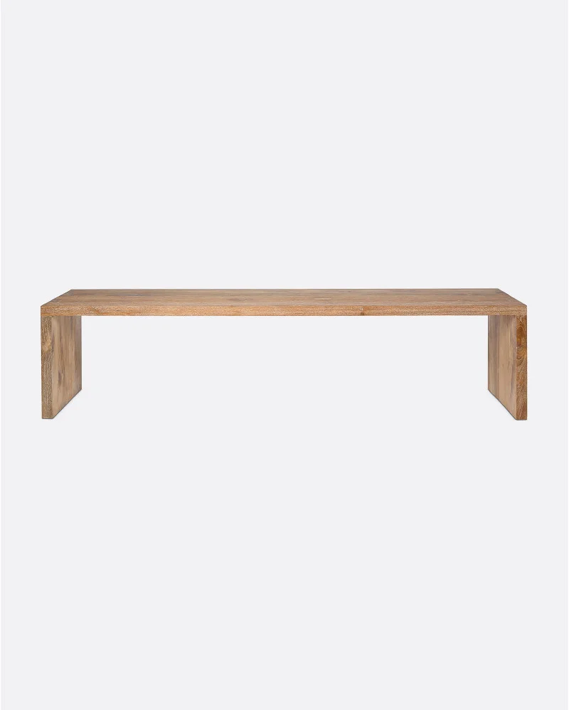 GENESIS bench in recycled teak wood - 123011
