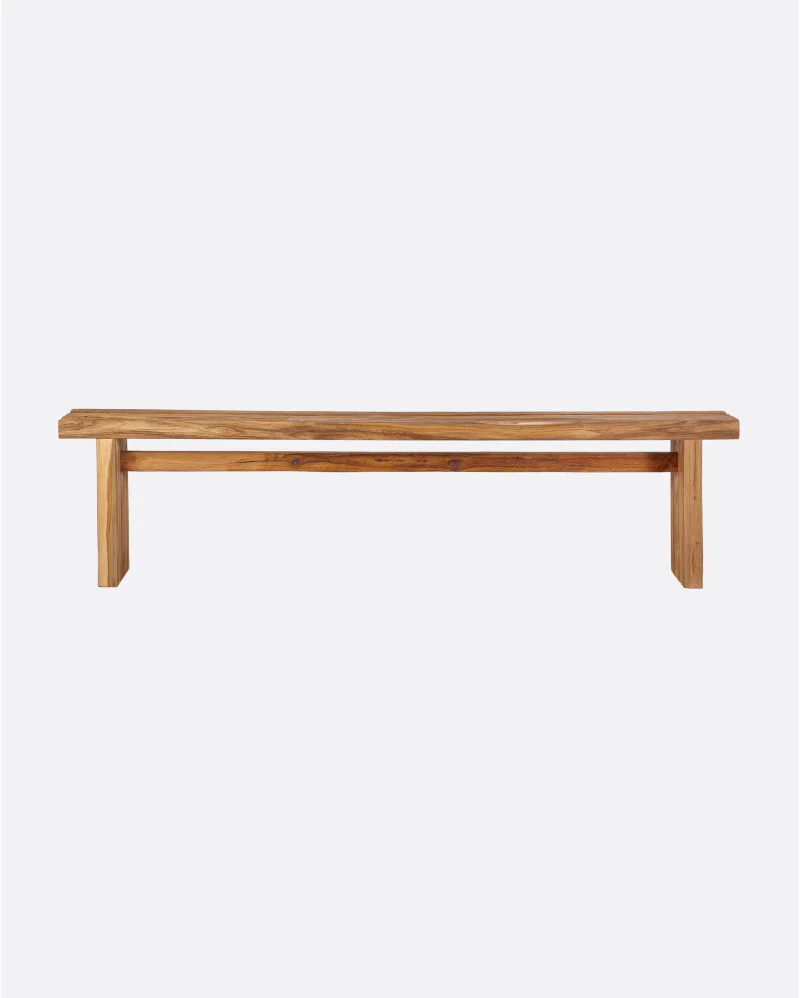 RAIL bench in recycled teak wood - 123041
