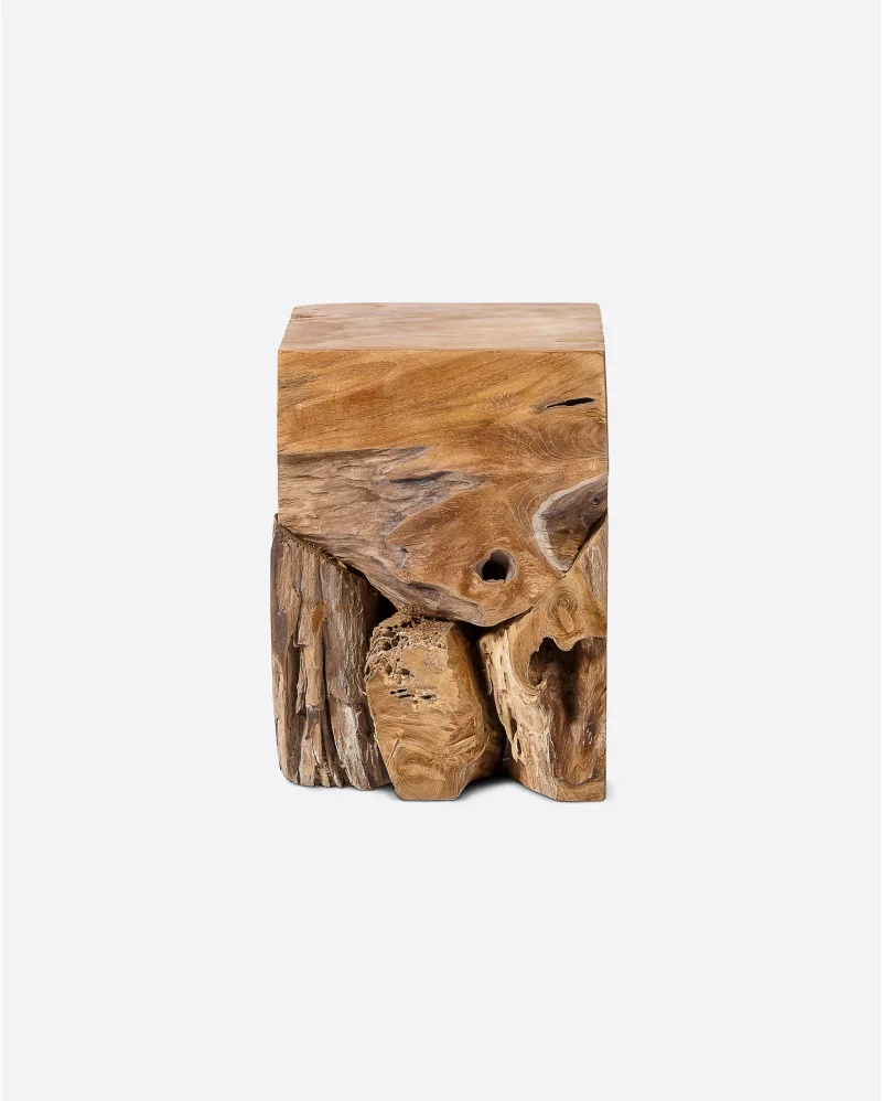 TOOR stool in teak root - 124111