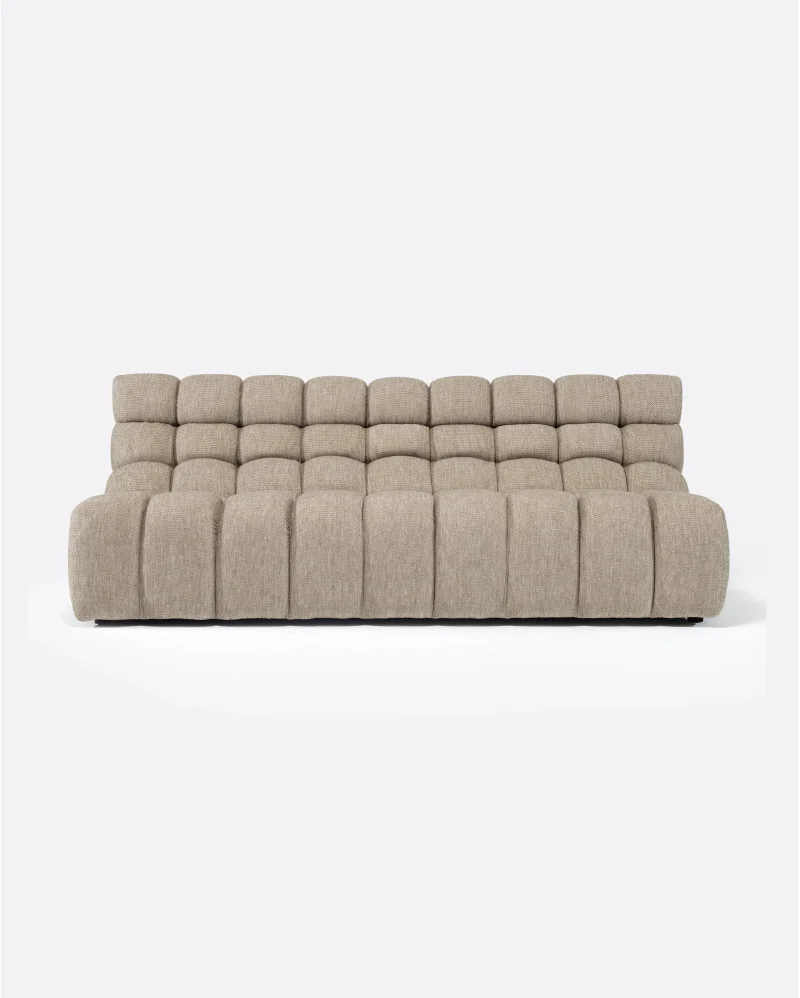 CHOPIN 4-seater modular sofa in recycled olefin in natural colour - 125034