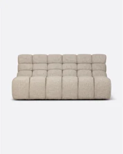CHOPIN 2/3-seater modular sofa in recycled olefin in natural colour - 125037