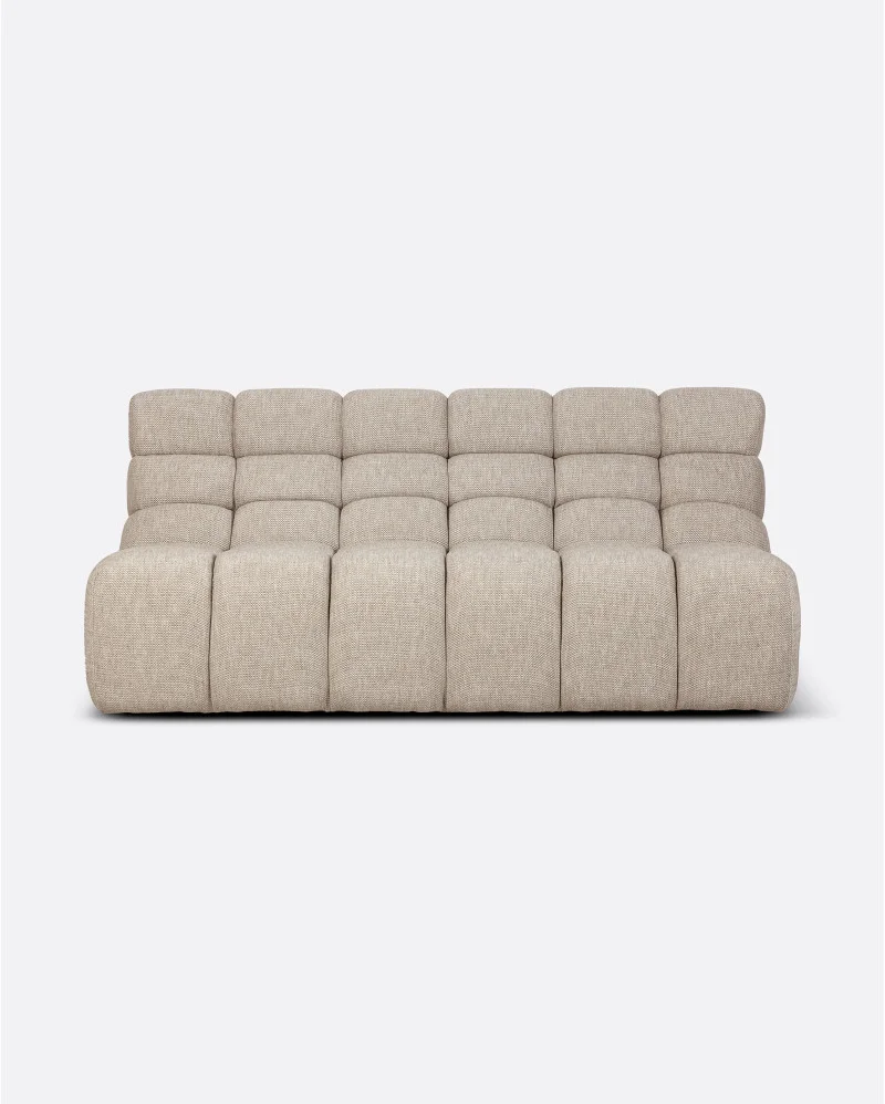 CHOPIN 2/3-seater modular sofa in recycled olefin in natural colour - 125037