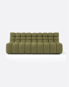 CHOPIN 4 -seater modular sofa in recycled olefin in moss colour - 125044