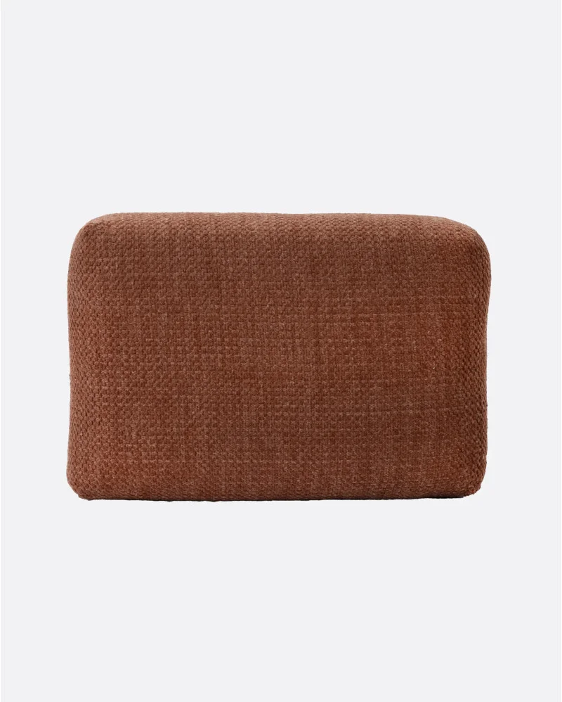 CHOPIN armrest in recycled olefin in terracotta colour - 125244