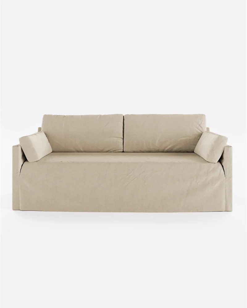 BEETHOVEN LINEAL 3-seater sofa in linen cross - 125310