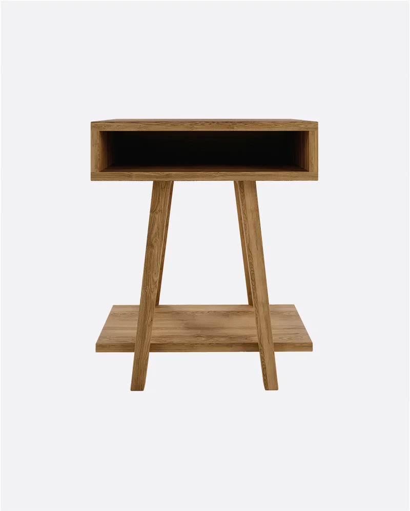 LIAN bedside table in recycled teak wood cm - 141081